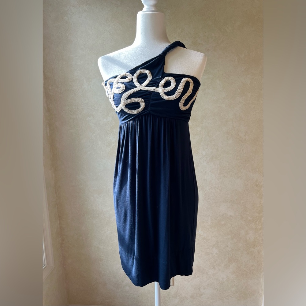 BCBG MaxAzria One Shoulder Mini Dress